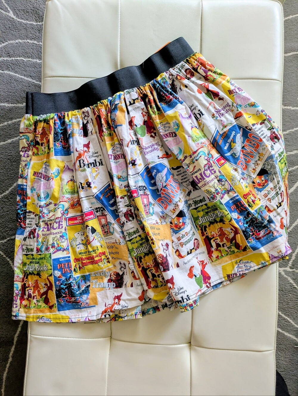 Handmade Disney Vintage Movies Skirt